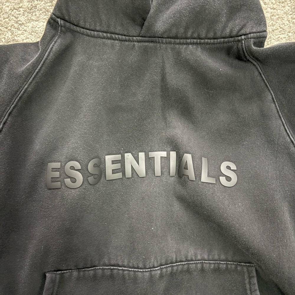 Essentials Black Hoodie